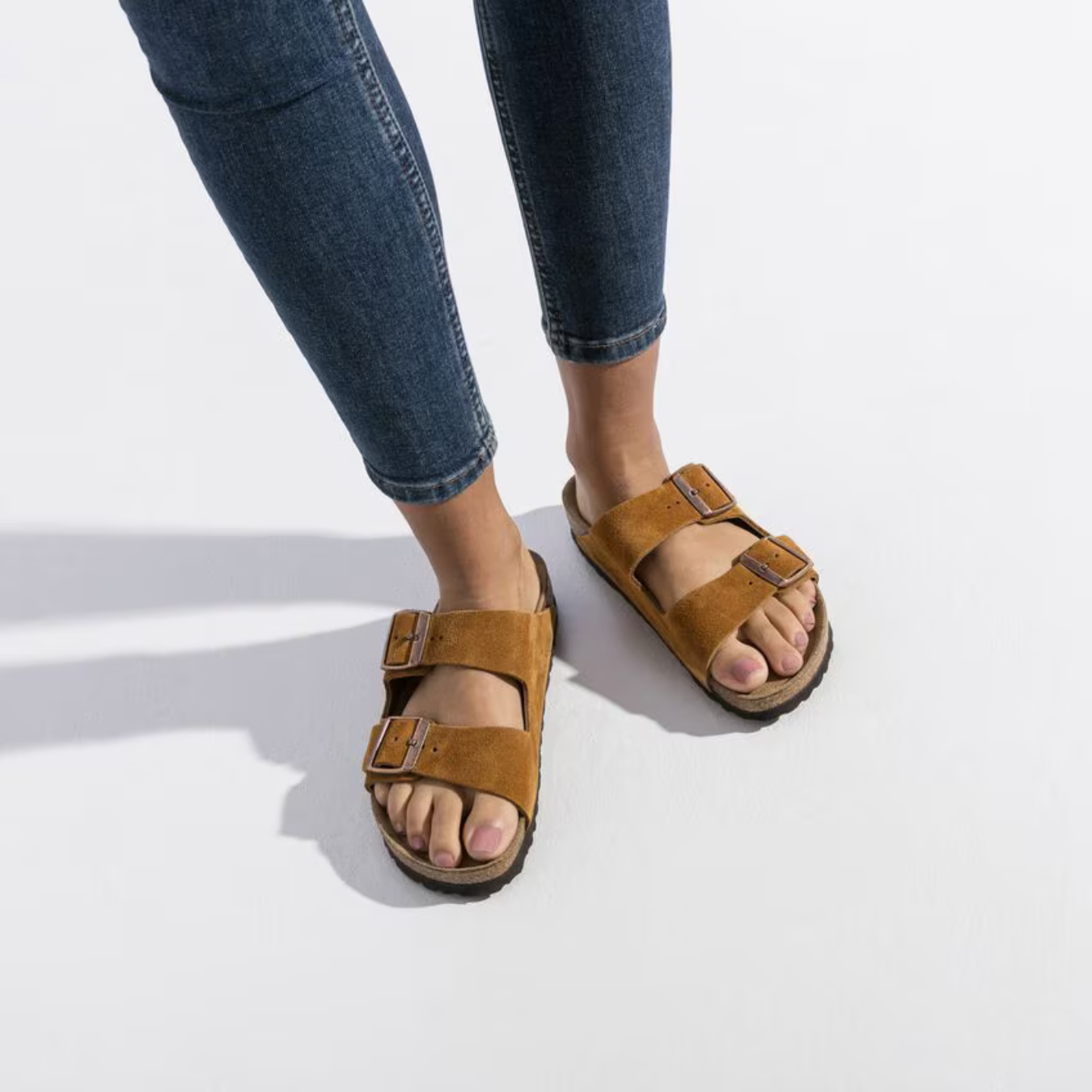 Daim Arizona | Sandales Cuir Velours