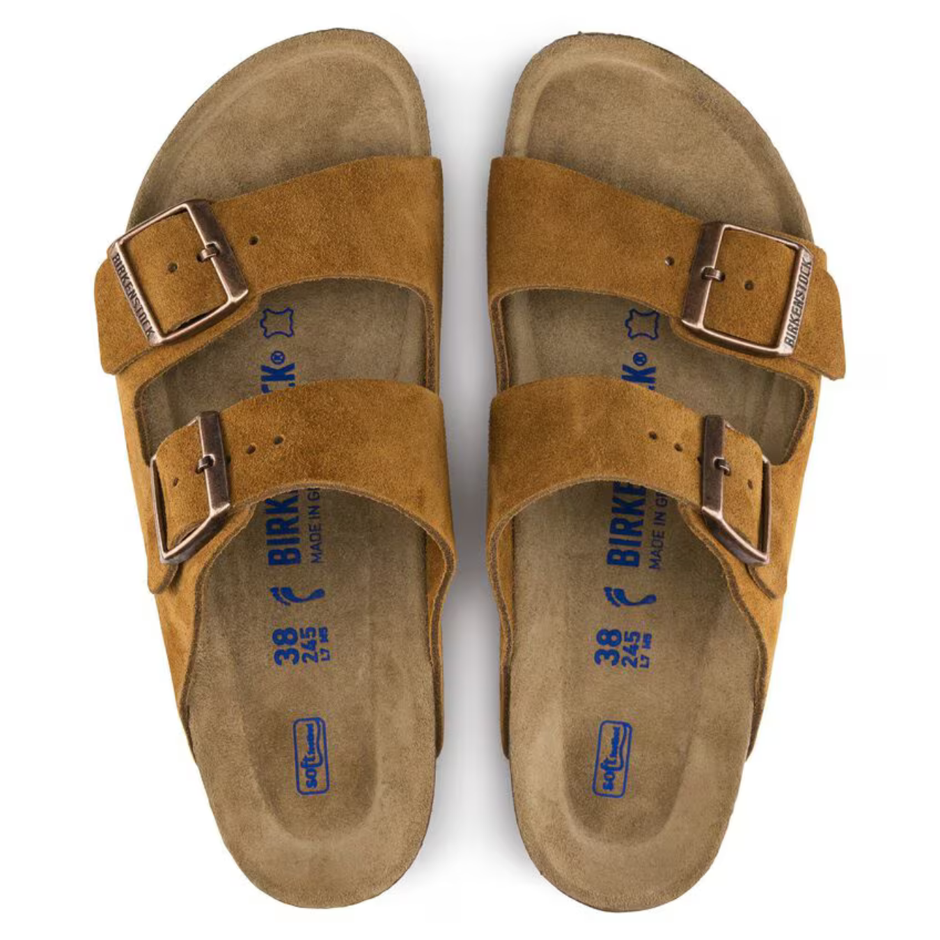 Daim Arizona | Sandales Cuir Velours