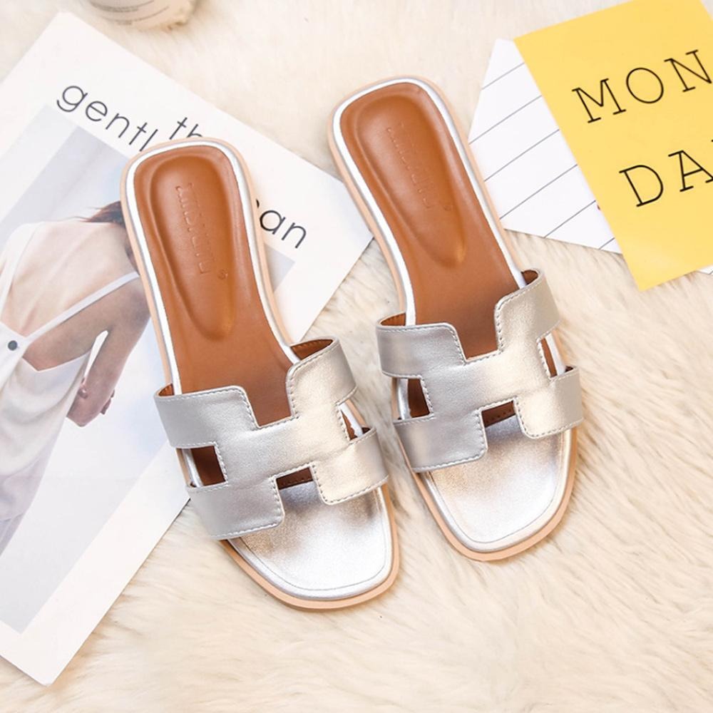 Strapmaven | Sandales Cuir Modernes à Design H 