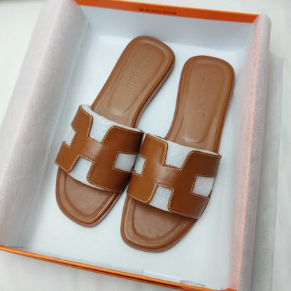 Strapmaven | Sandales Cuir Modernes à Design H 